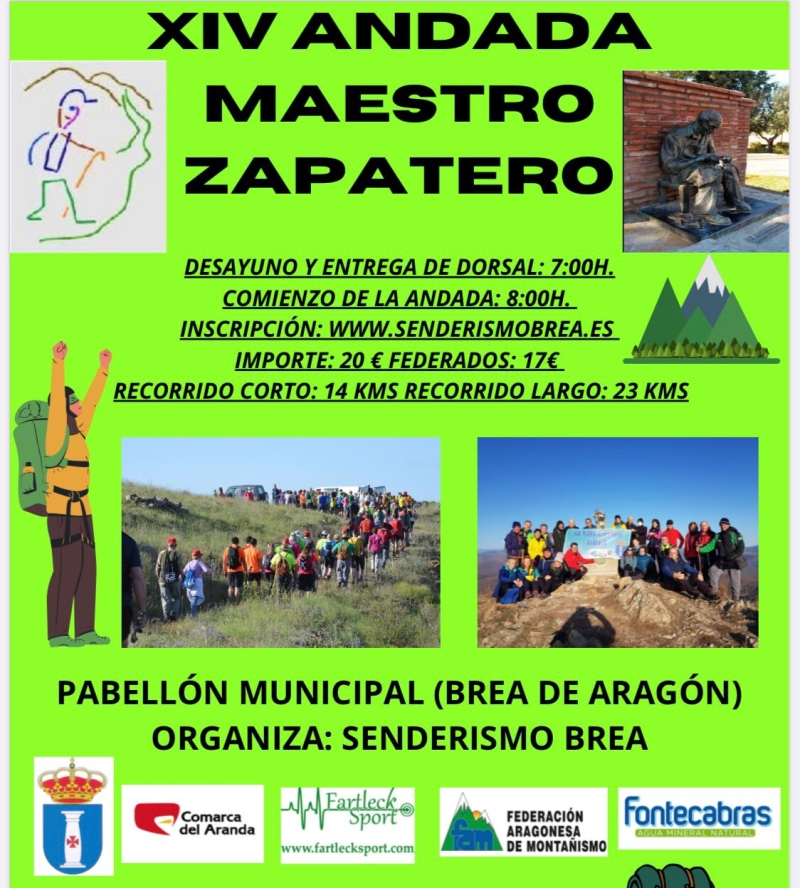 14ª MARCHA SENDERISTA MAESTRO ZAPATERO 2022 - Inscreva-se