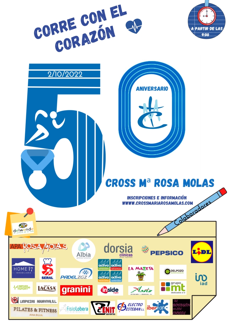 V CROSS MARÍA ROSA MOLAS 2022 - Inscreva-se