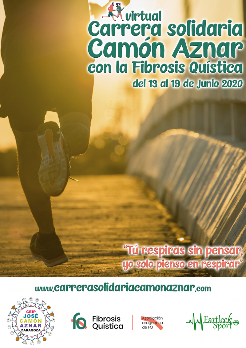 CARRERA SOLIDARIA CAMÓN AZNAR CON LA FIBROSIS QUÍSTICA 2020  - Inscríbete