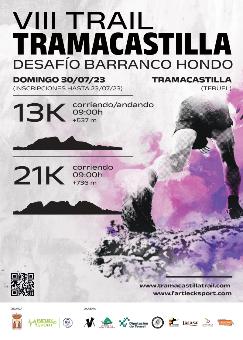 VIII TRAMACASTILLA TRAIL DESAFÍO BARRANCO HONDO 2023 - Inscríbete