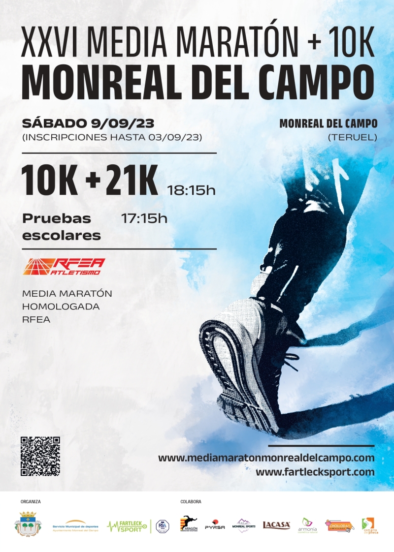 Cartel salida - Federación Aragonesa de Atletismo