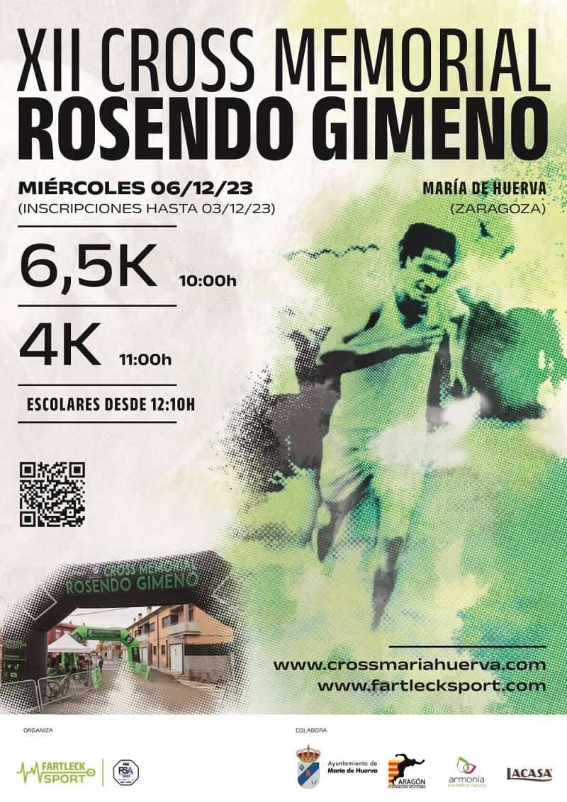 XII CROSS MEMORIAL ROSENDO GIMENO. MARÍA DE HUERVA 2023 - Register