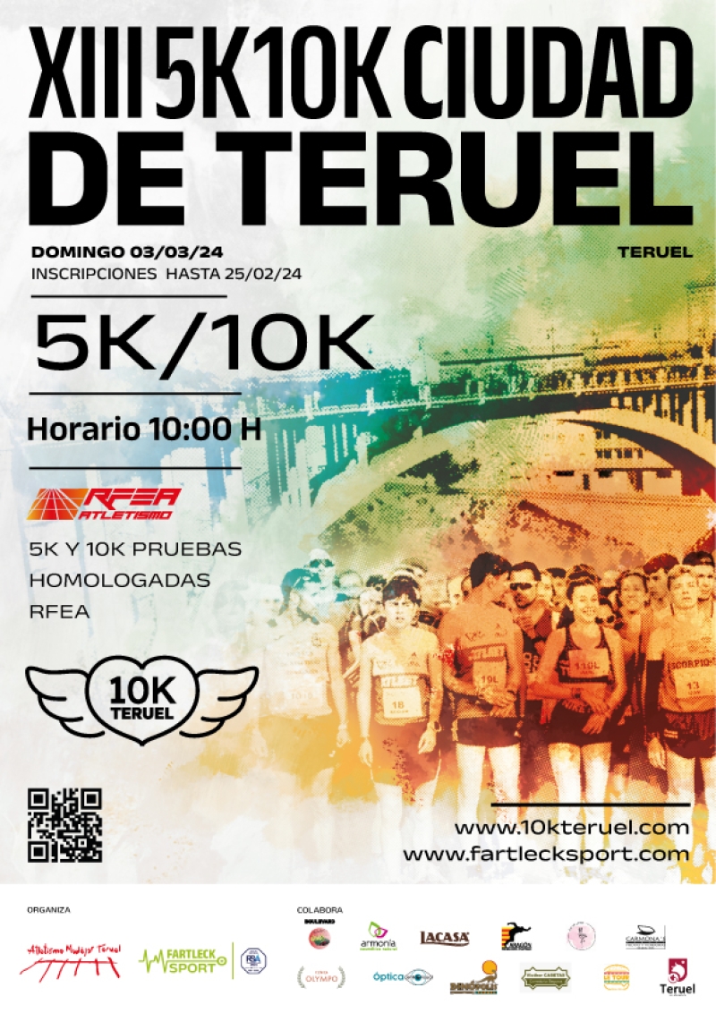 10K Y 5K CIUDAD DE TERUEL 2024 - Inscríbete