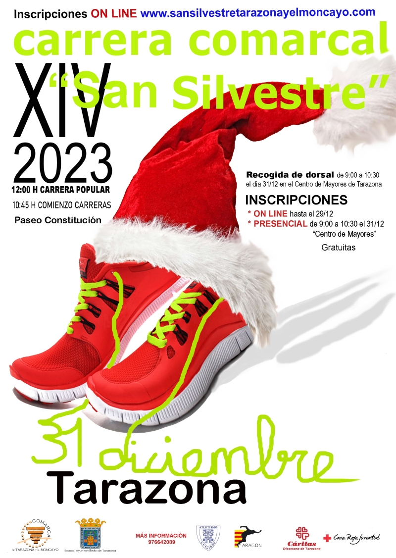 XIV SAN SILVESTRE COMARCA DE TARAZONA Y EL MONCAYO 2023 - Inscríbete