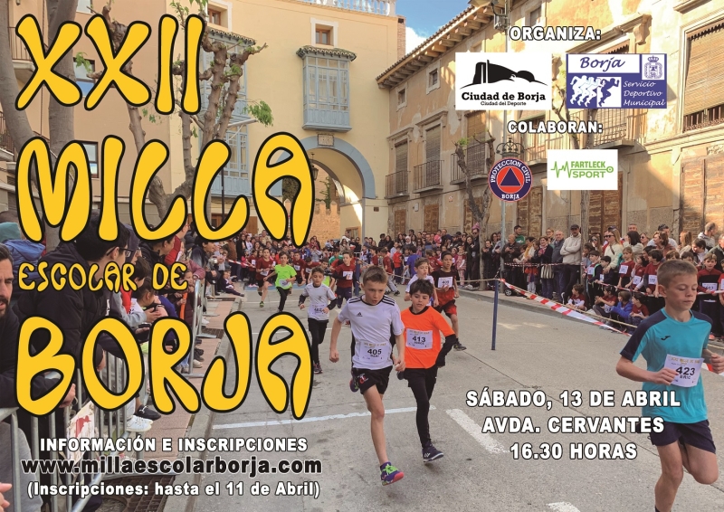 XXII MILLA ESCOLAR DE BORJA 2024 - Inscríbete