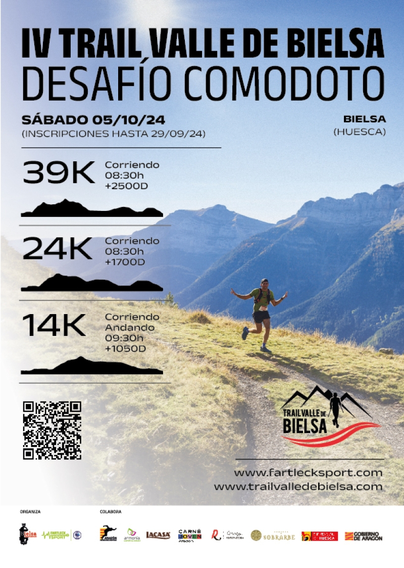 IV TRAIL VALLE DE BIELSA. DESAFÍO COMODOTO 2024 - Inscríbete