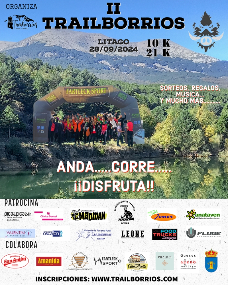 II TRAILBORRIOS LITAGO 2024 - Inscríbete