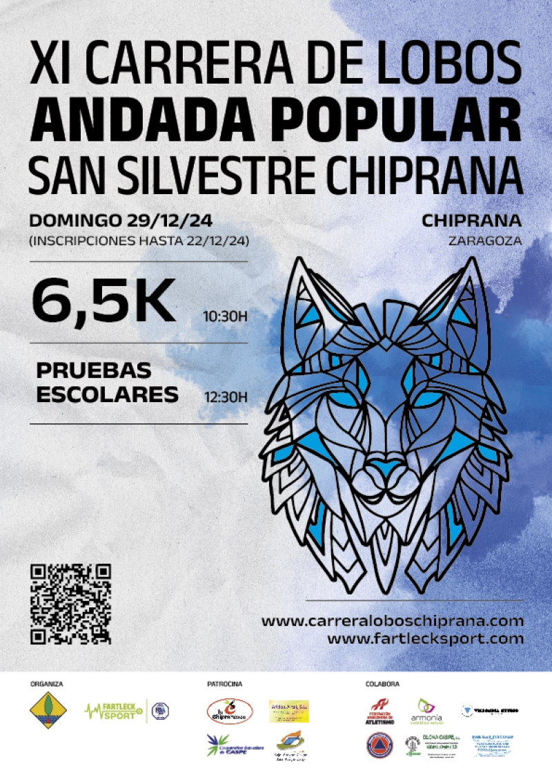 XI CARRERA LOBOS CHIPRANA 2024 - Zur Anmeldung