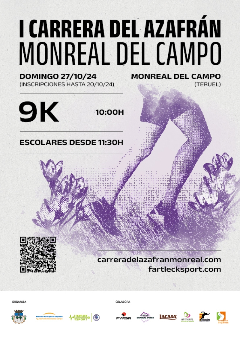 CARRERA DEL AZAFRAN MONREAL DEL CAMPO 2024 - Inscríbete