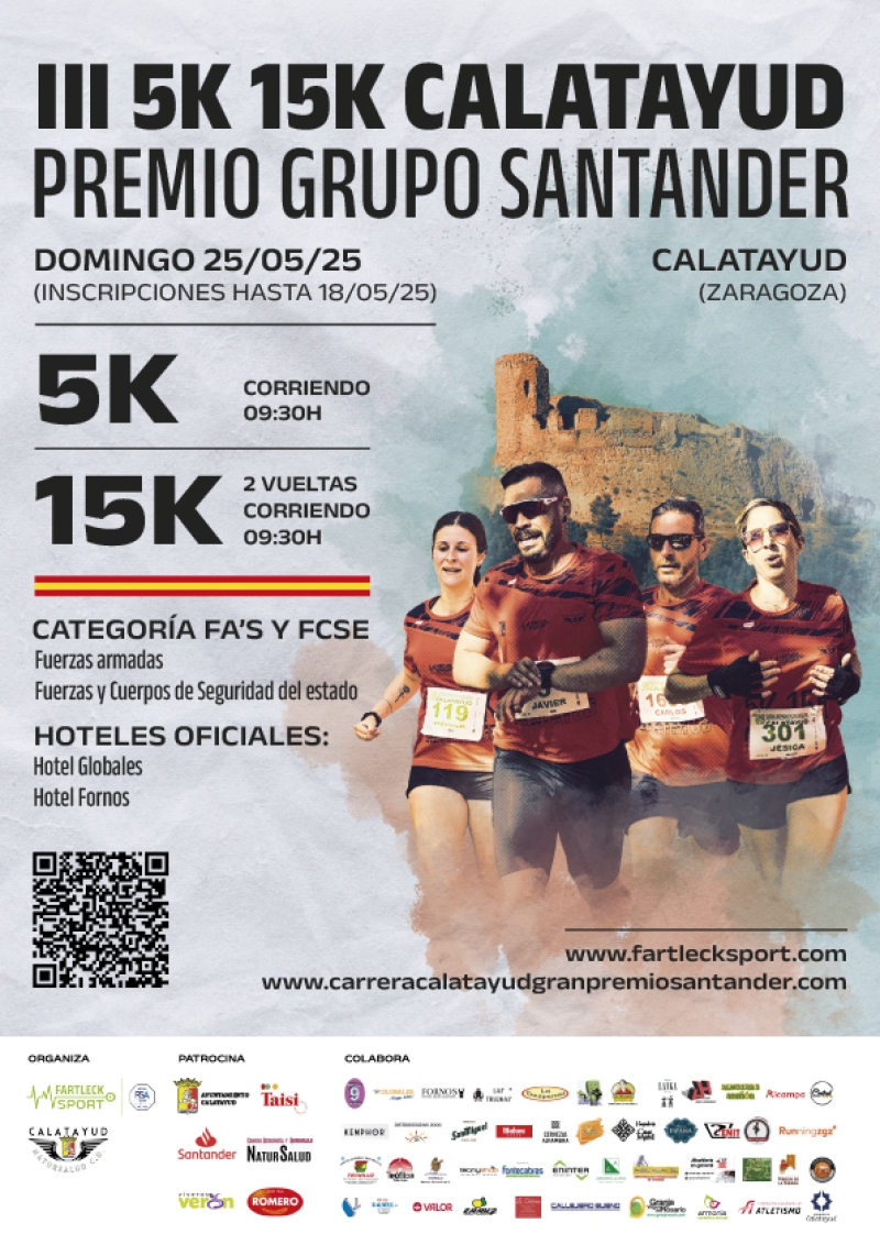 III 5K 15K CIUDAD DE CALATAYUD - PREMIO GRUPO SANTANDER 2025 - Inscríbete