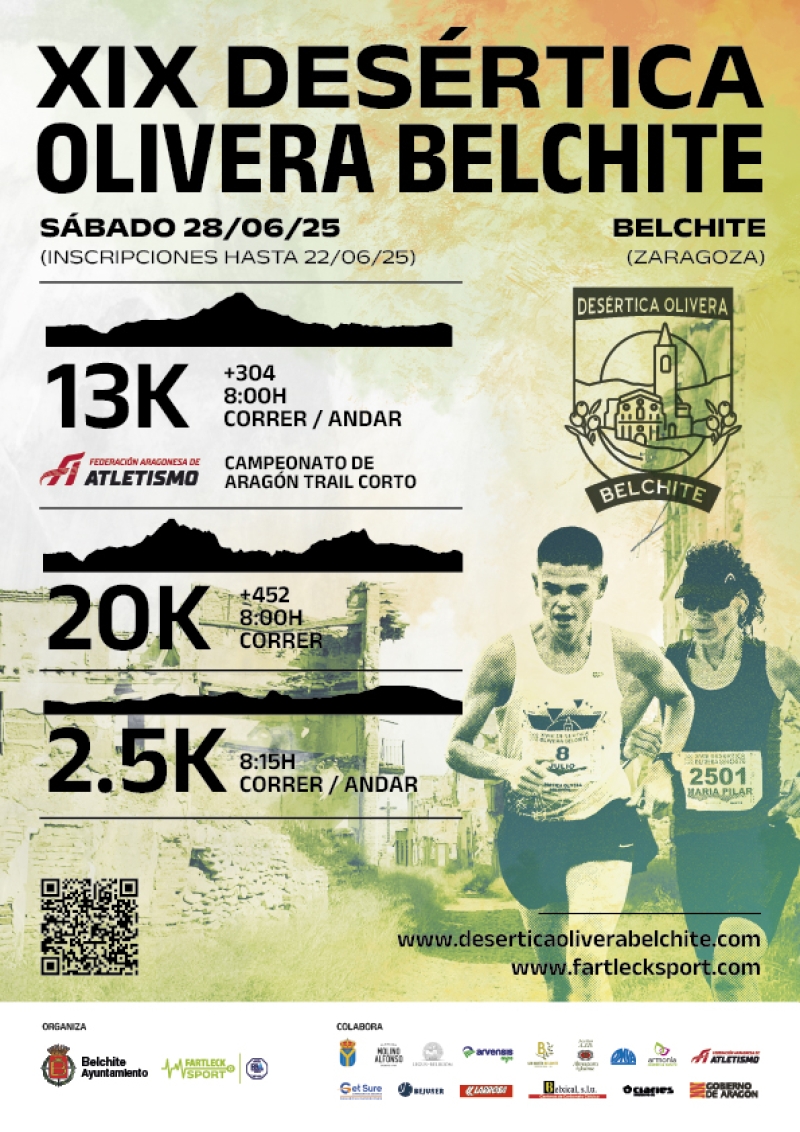 XIX DESÉRTICA OLIVERA BELCHITE 2025 - Inscríbete
