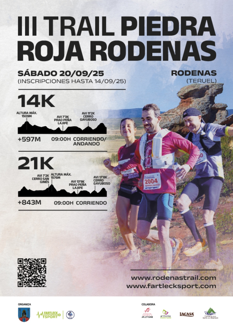 III TRAIL PIEDRA ROJA RODENAS 2025 - Inscríbete
