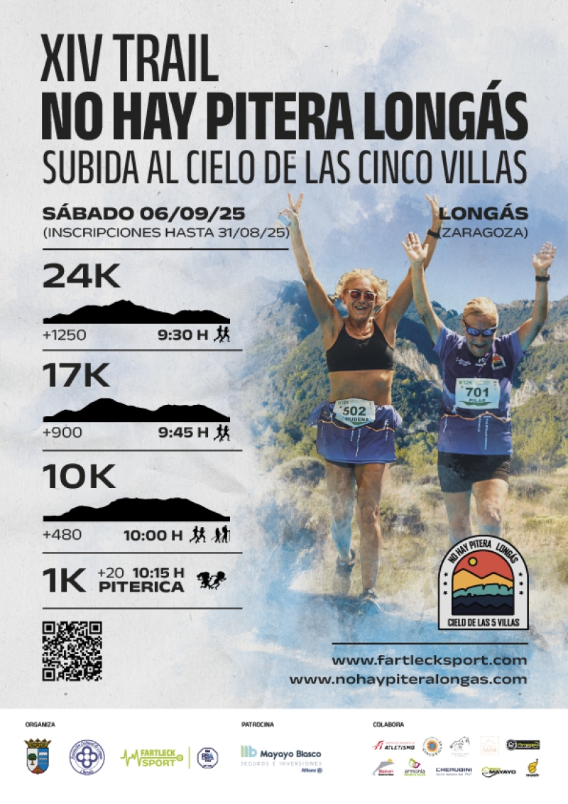 XIV TRAIL NO HAY PITERA LONGAS SUBIDA AL CIELO DE LAS CINCO VILLAS 2025 - Inscríbete