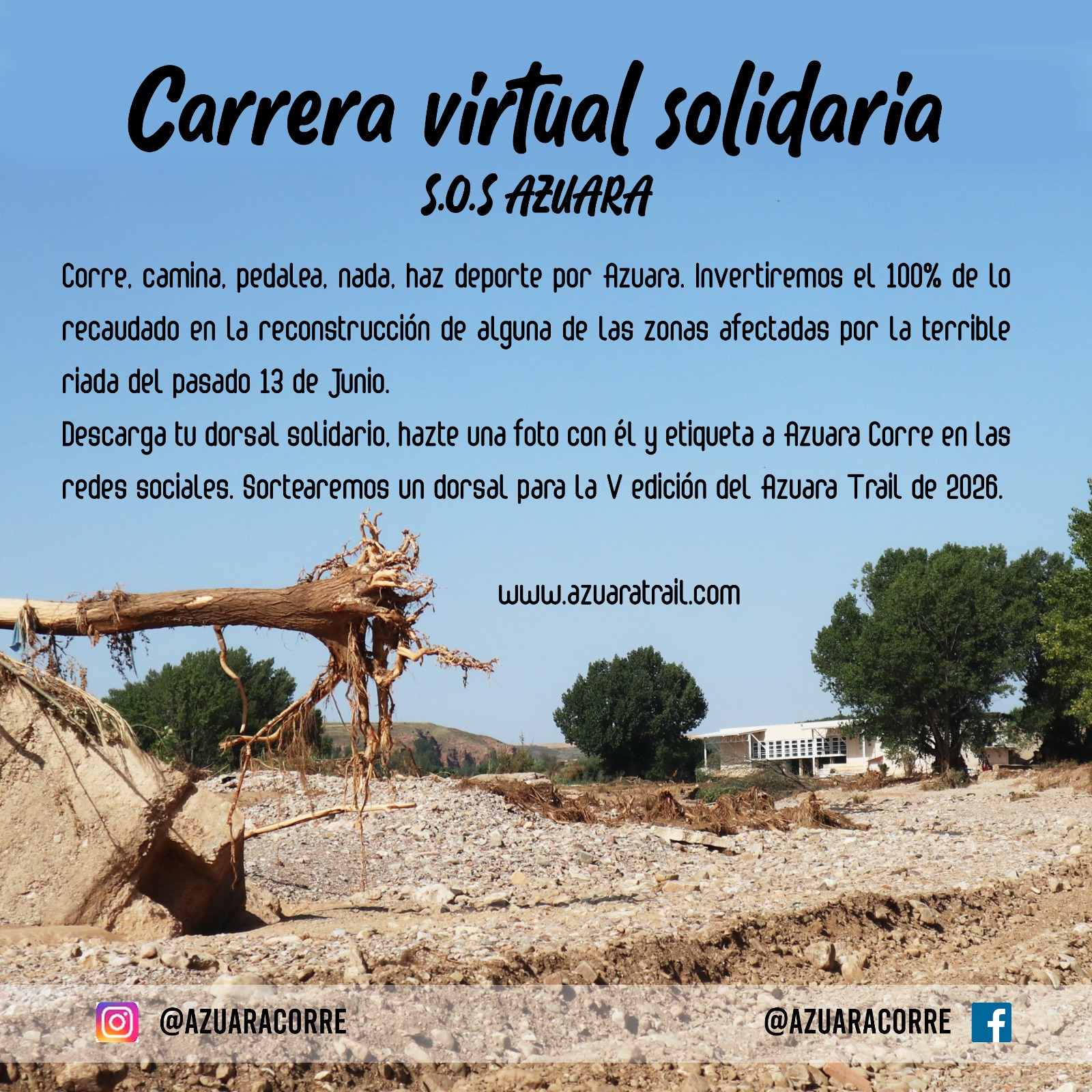 SOS AZUARA CARRERA VIRTUAL - Inscríbete