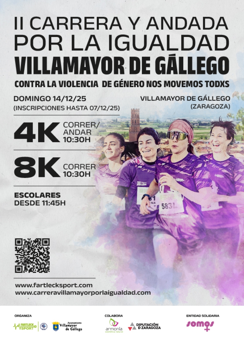 II CARRERA Y ANDADA POR LA IGUALDAD  VILLAMAYOR DE GÁLLEGO - Inscríbete