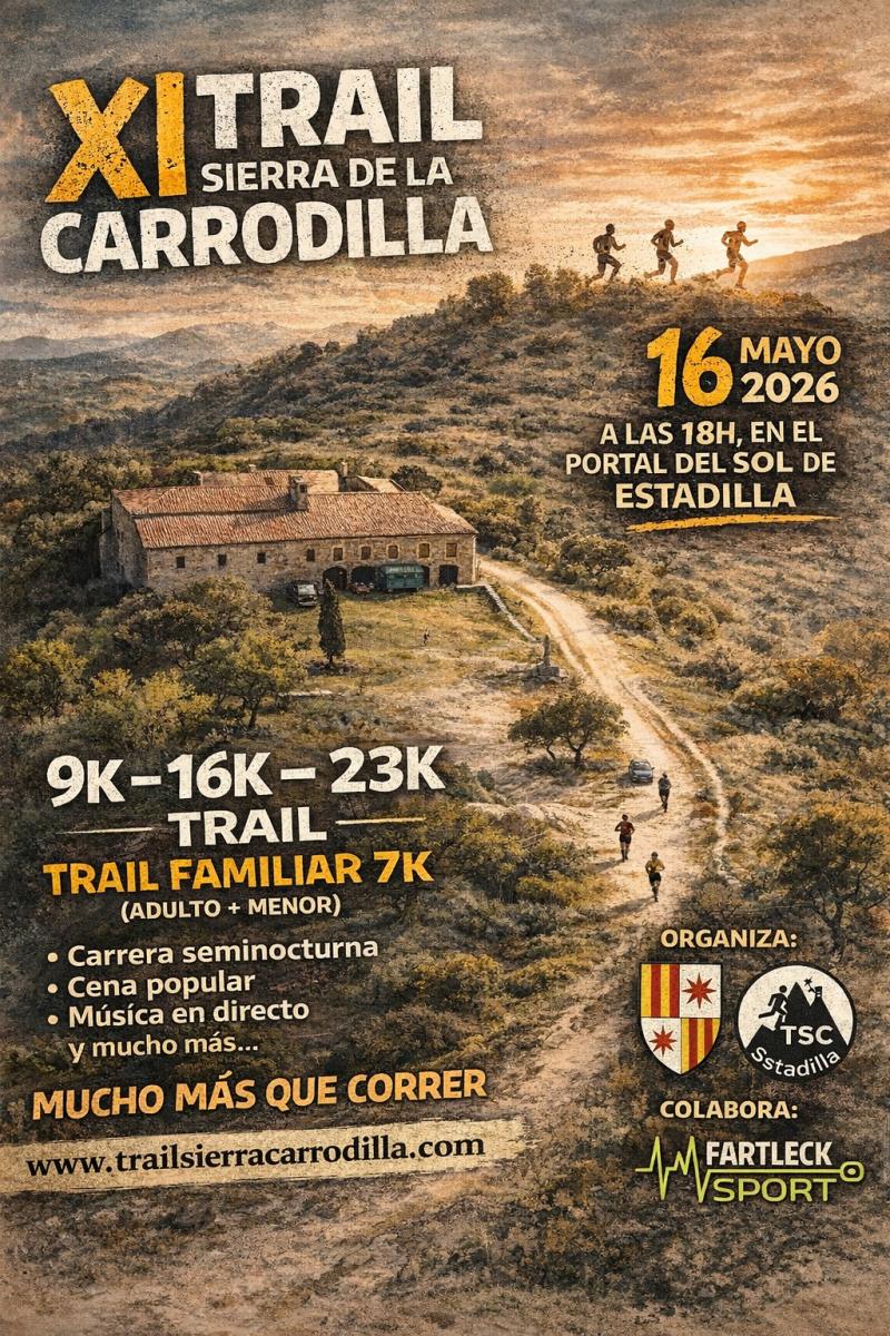 XI TRAIL SIERRA DE LA CARRODILLA 2026 - Inscriu-te
