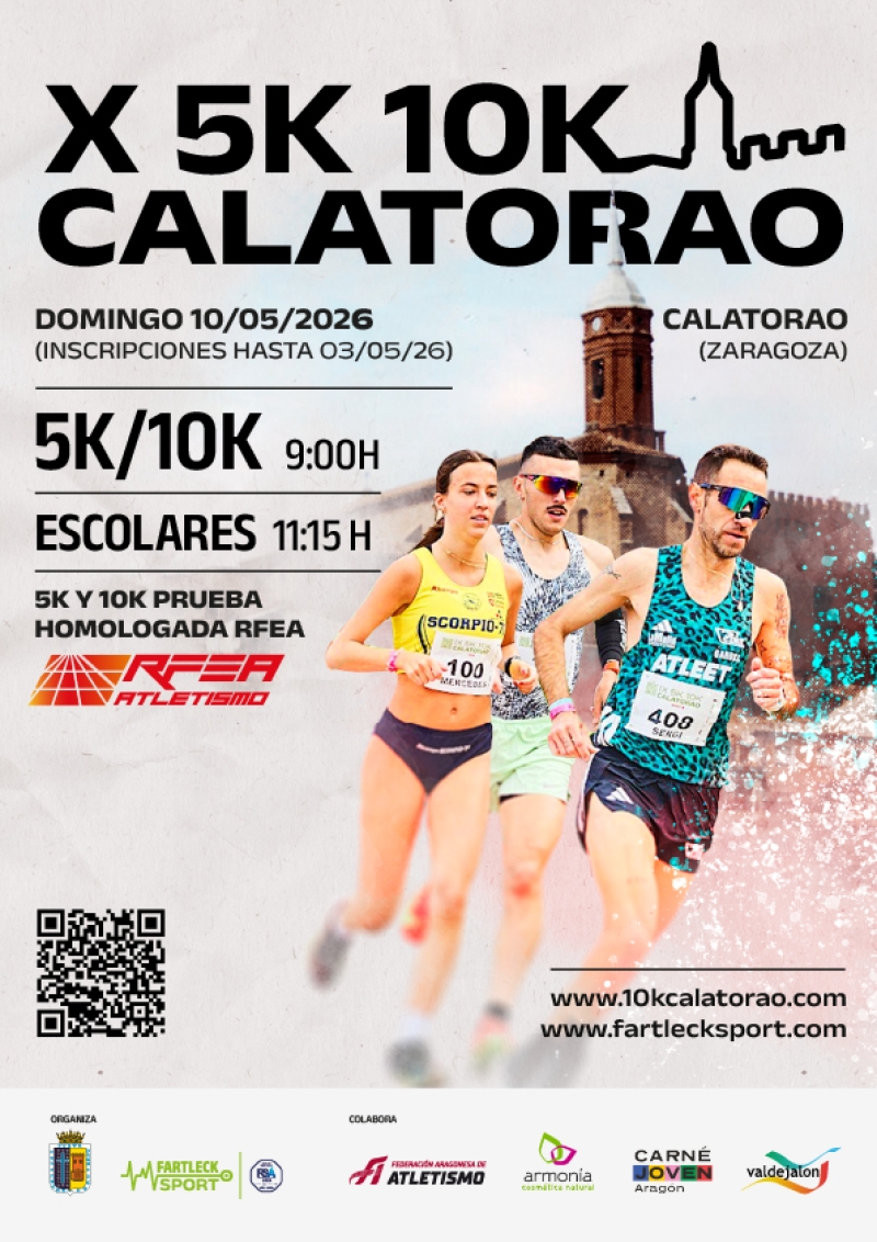 X 5K 10K CALATORAO 2026 - Inscríbete