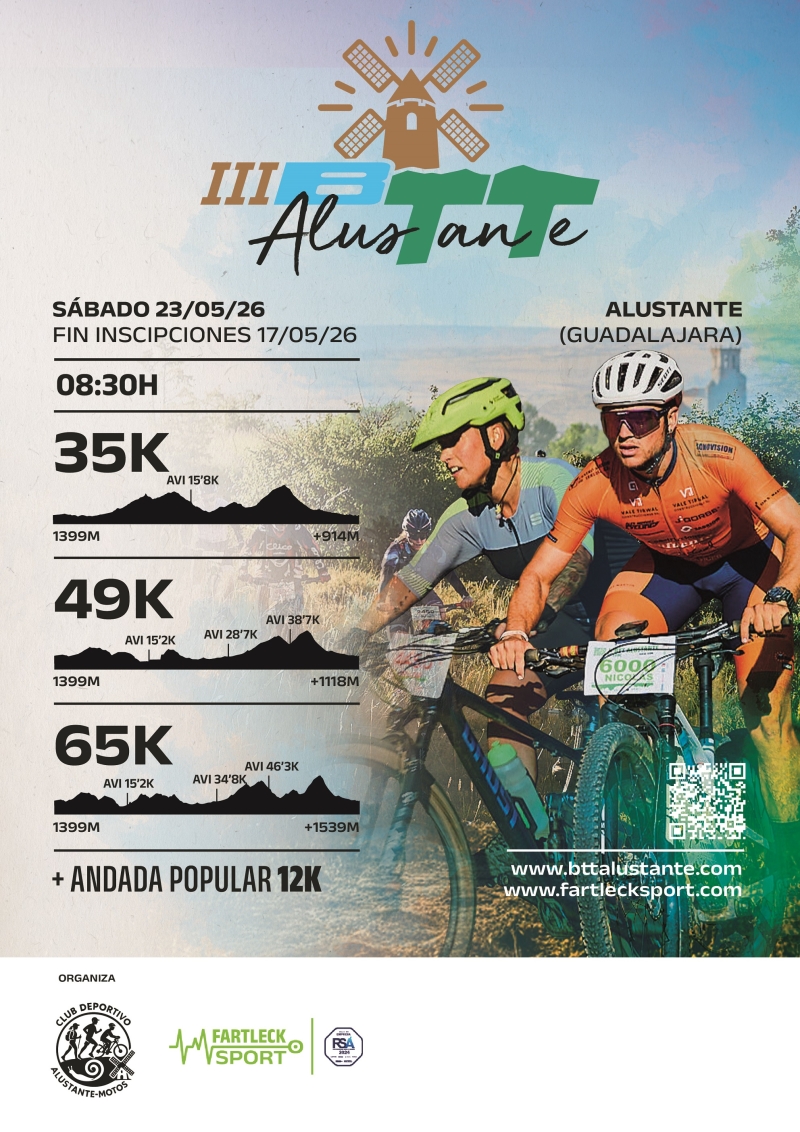 III BTT ALUSTANTE SUBIDA AL BANDERIN 2026 - Inscríbete