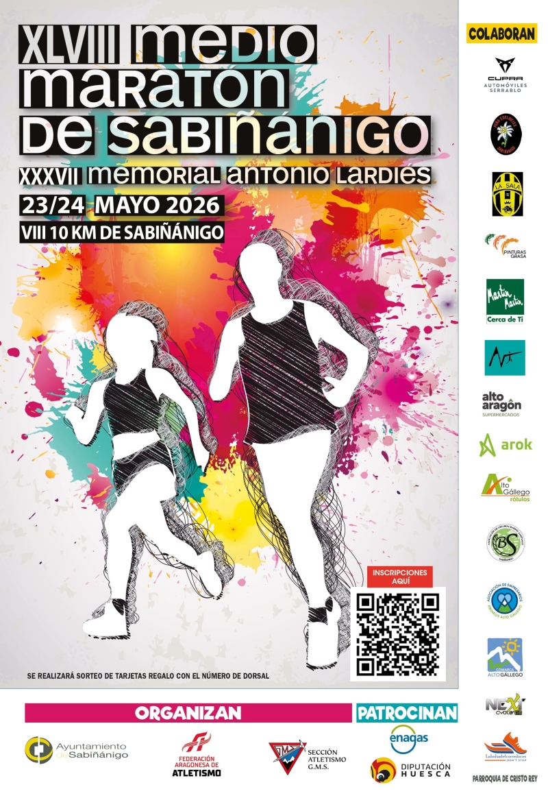 10K Y MEDIA MARATÓN SABIÑÁNIGO 2026 - Inscríbete