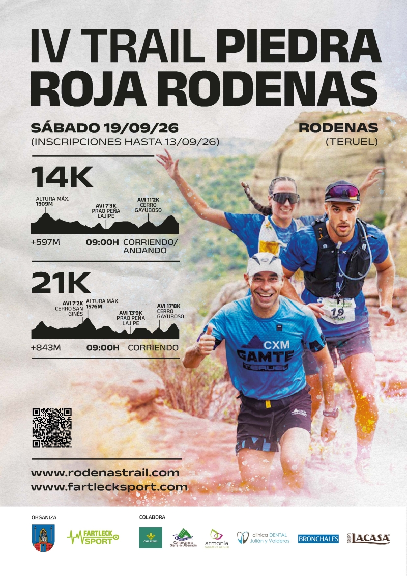 IV TRAIL PIEDRA ROJA RODENAS 2026 - Inscríbete