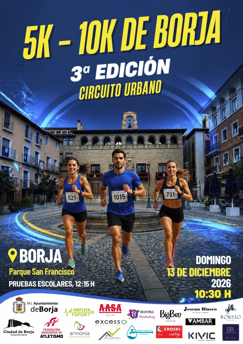 III 5K 10K BORJA 2026 - Inscríbete