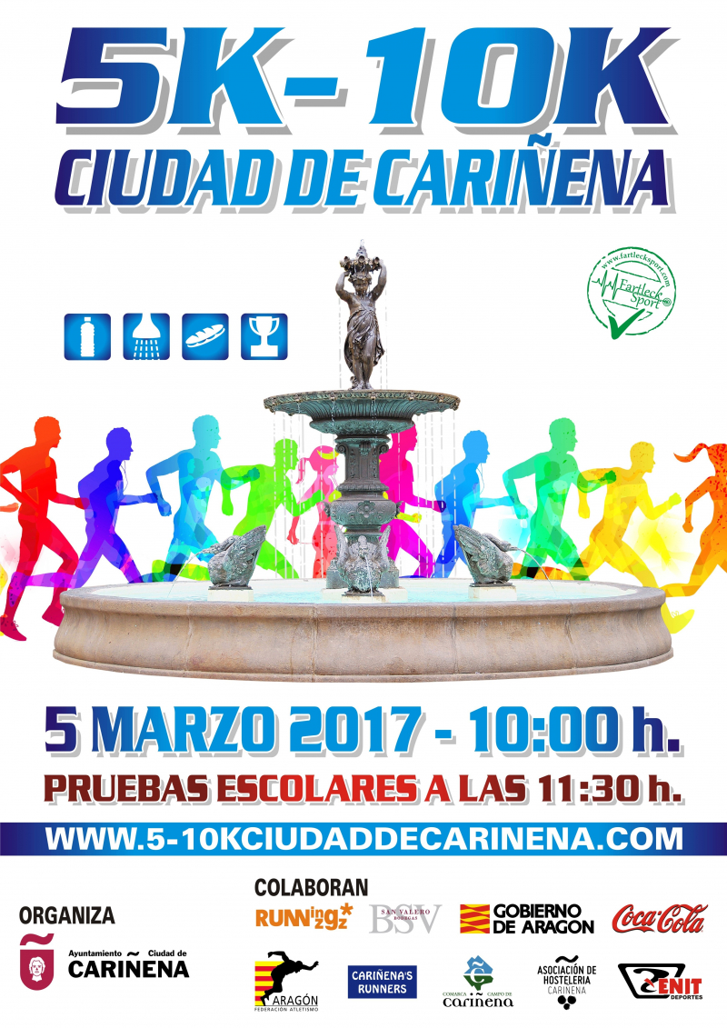 5-10K CIUDAD DE CARIÑENA 2017 - Register