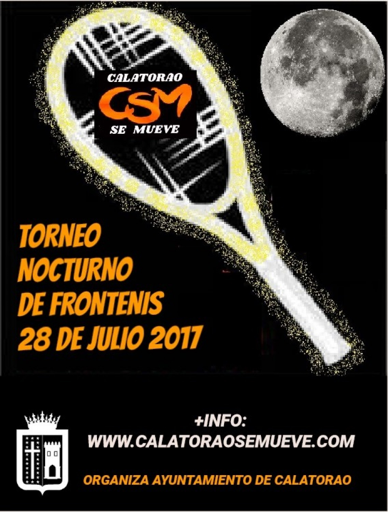 TORNEO FRONTENIS NOCTURNO CALATORAO 2017 - Inscríbete