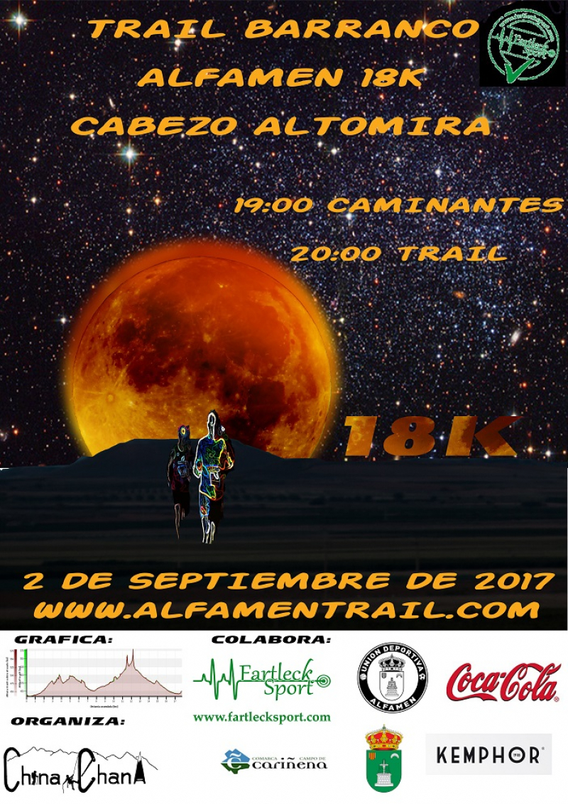 TRAIL BARRANCO ALFAMEN 18K. CABEZO ALTAMIRA - Inscris-toi
