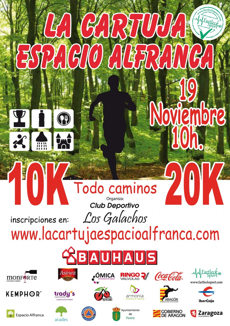 LA CARTUJA ESPACIO ALFRANCA 10K - 20K  2017 - Inscríbete