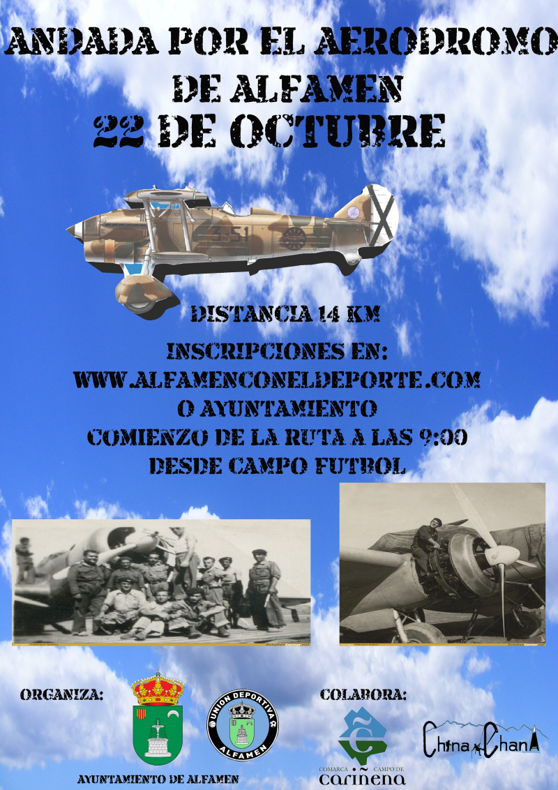ANDADA AERODROMO ALFAMEN - Inscríbete
