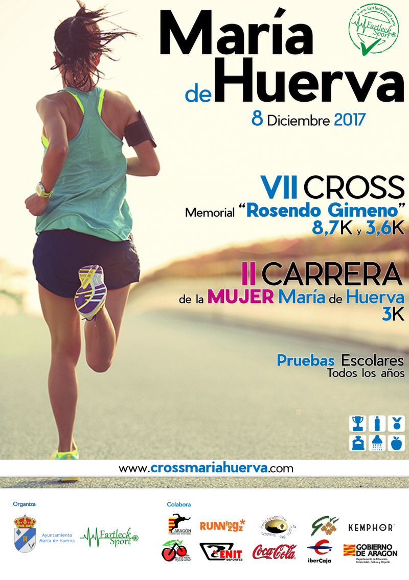 VII CROSS MEMORIAL ROSENDO GIMENO. II CARRERA MUJER MARIA HUERVA - Register