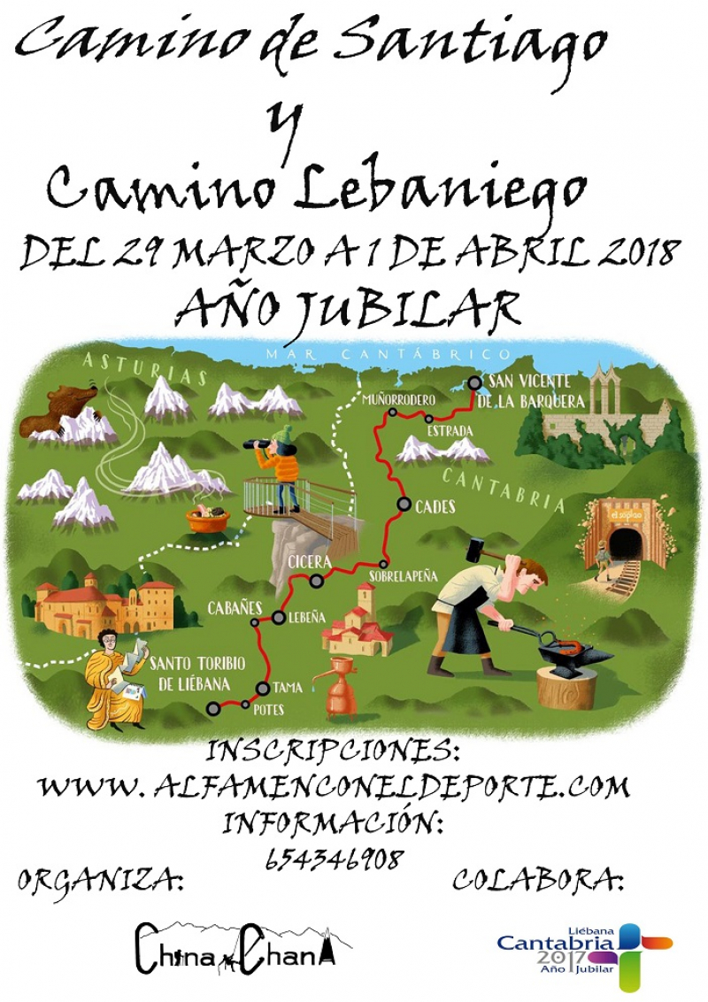 CAMINO LEBANIEGO - Inskriba zaitez