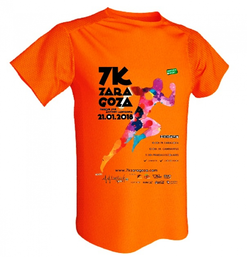 CAMISETAS 7K ZARAGOZA - Inscríbete