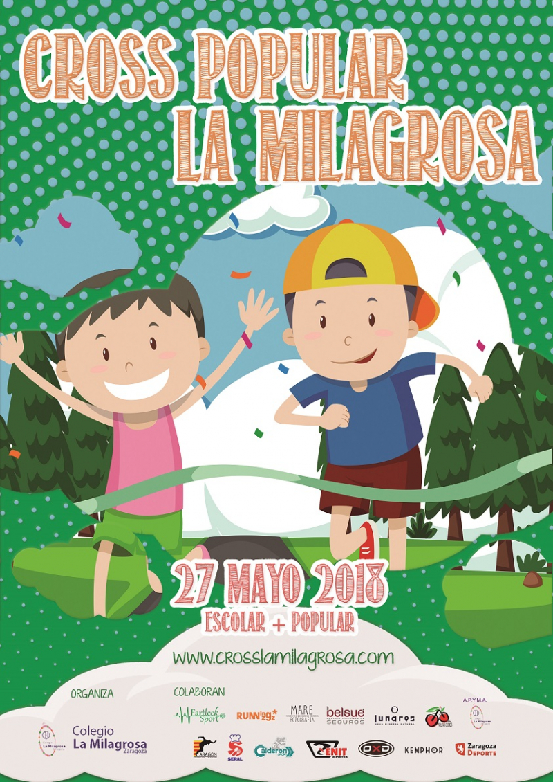 CROSS ESCOLAR + POPULAR LA MILAGROSA 2018 - Inscríbete