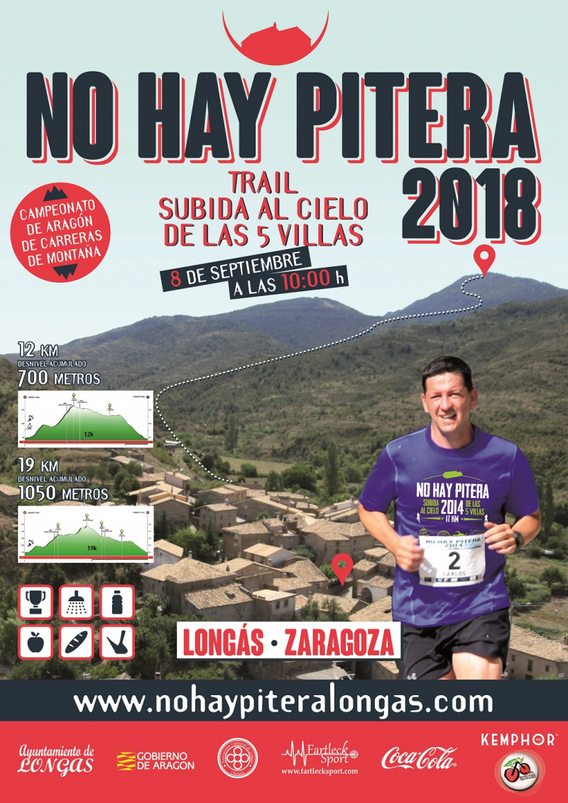 TRAIL NO HAY PITERA LONGAS SUBIDA AL CIELO DE LAS CINCO VILLAS 2018 - Inscríbete