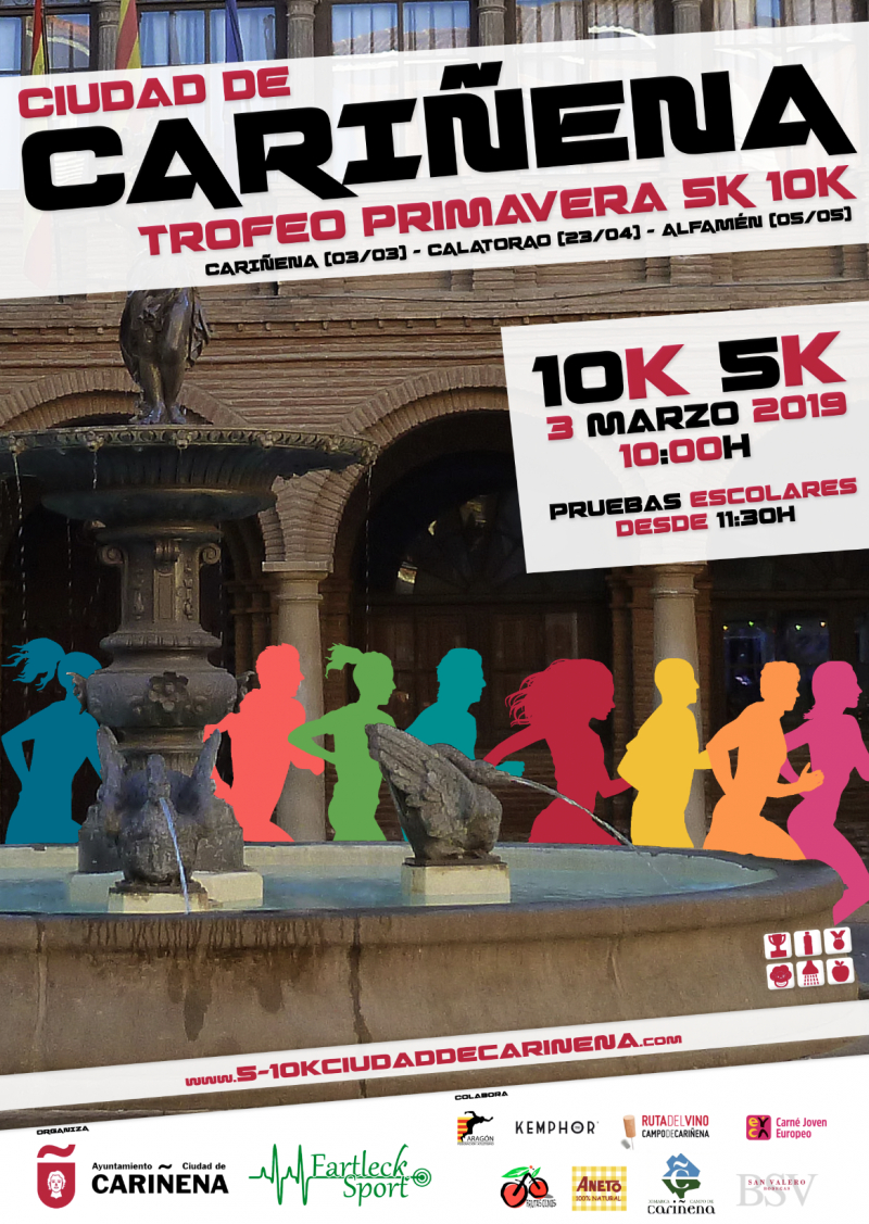 5-10K CIUDAD DE CARIÑENA 2019 - Inscríbete