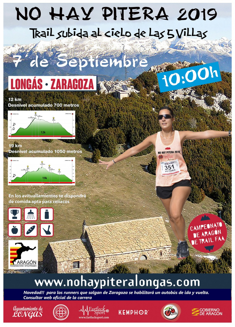 TRAIL NO HAY PITERA LONGAS SUBIDA AL CIELO DE LAS CINCO VILLAS 2019 - Inscris-toi