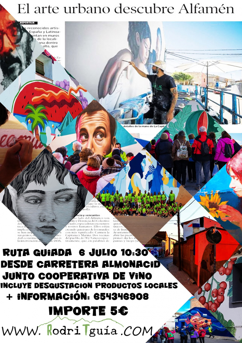VISITA GUIADA MURALES DE ASALTO DE ALFAMÉN - Inscríbete