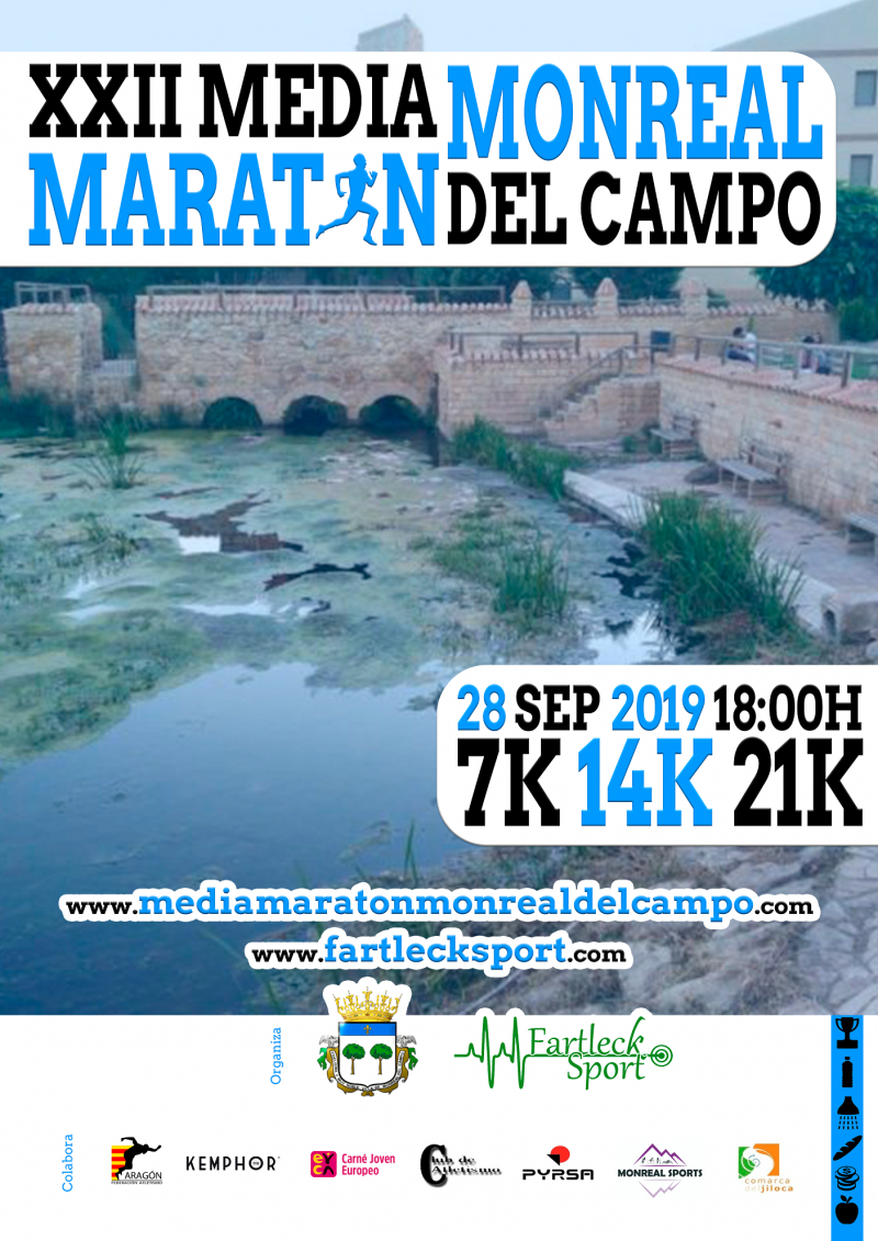 XXII MEDIA MARATÓN VILLA DE MONREAL DEL CAMPO - Inscríbete
