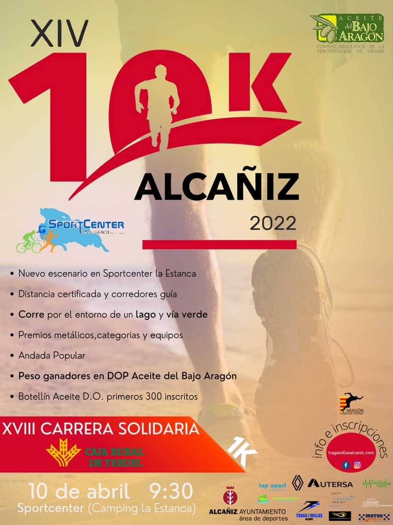 XIV 10K ALCAÑIZ 2022 - Inscríbete