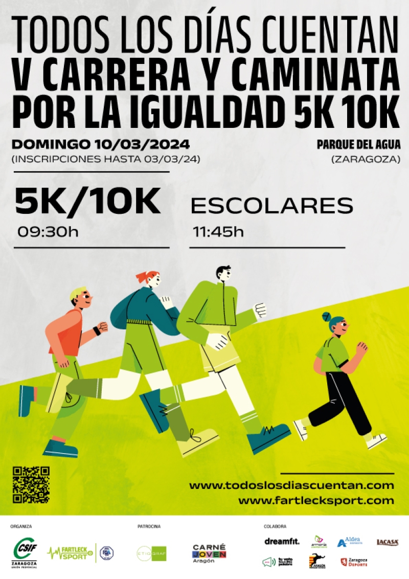 V CARRERA Y CAMINATA POR LA IGUALDAD 5K 10K. TODOS LOS DÍAS CUENTAN 2024 - Inskriba zaitez V CARRERA Y CAMINATA POR LA IGUALDAD 5K 10K. TODOS LOS DÍAS CUENTAN 2024 - Inskriba zaitez