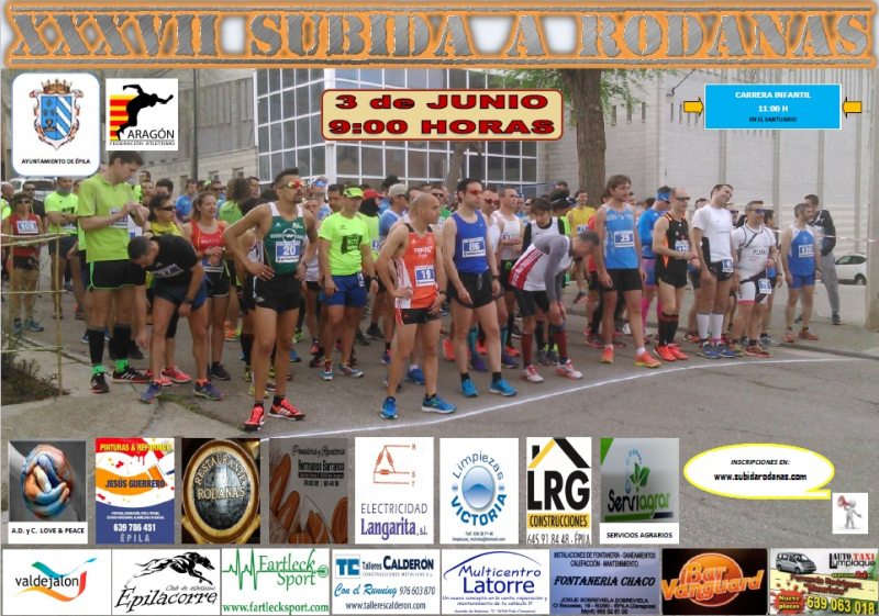 XXXVII SUBIDA A RODANAS 2018 - Inscríbete XXXVII SUBIDA A RODANAS 2018 - Inscríbete