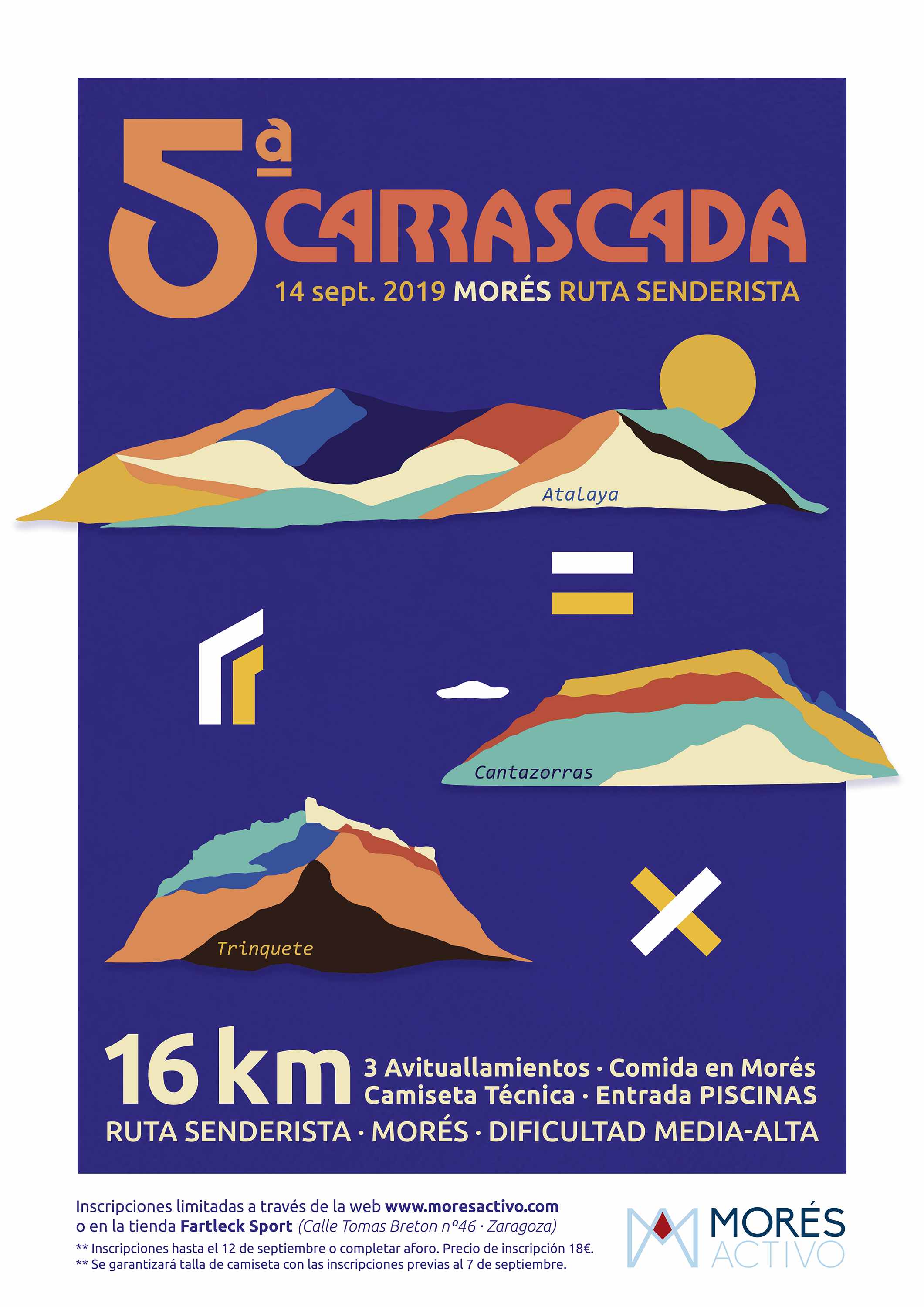 V CARRASCADA - MORÉS - Inscríbete V CARRASCADA - MORÉS - Inscríbete