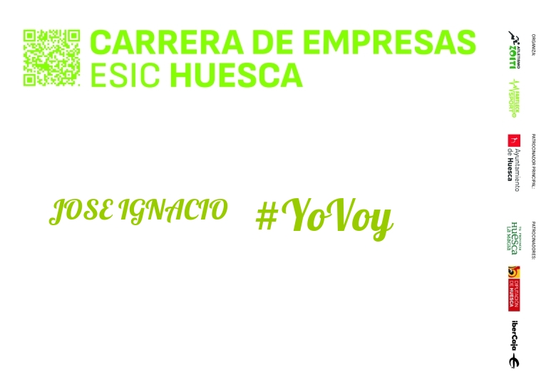 #YoVoy - JOSE IGNACIO (I CARRERA EMPRESAS ESIC HUESCA 2024)