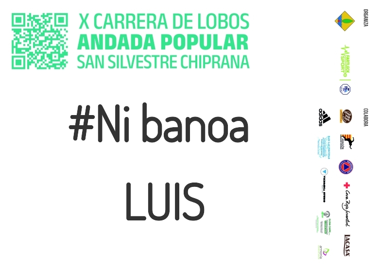 #YoVoy - LUIS (X CARRERA LOBOS CHIPRANA 2023)