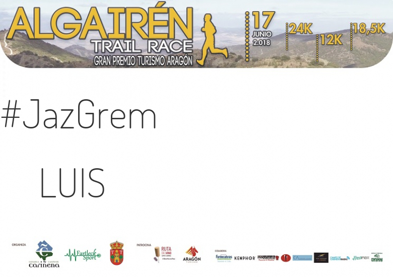 #ImGoing - LUIS (ALGAIREN TRAIL RACE  2018 )