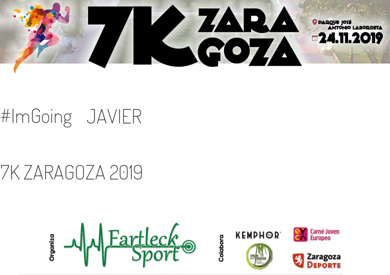 #JeVais - JAVIER (7K ZARAGOZA 2019)