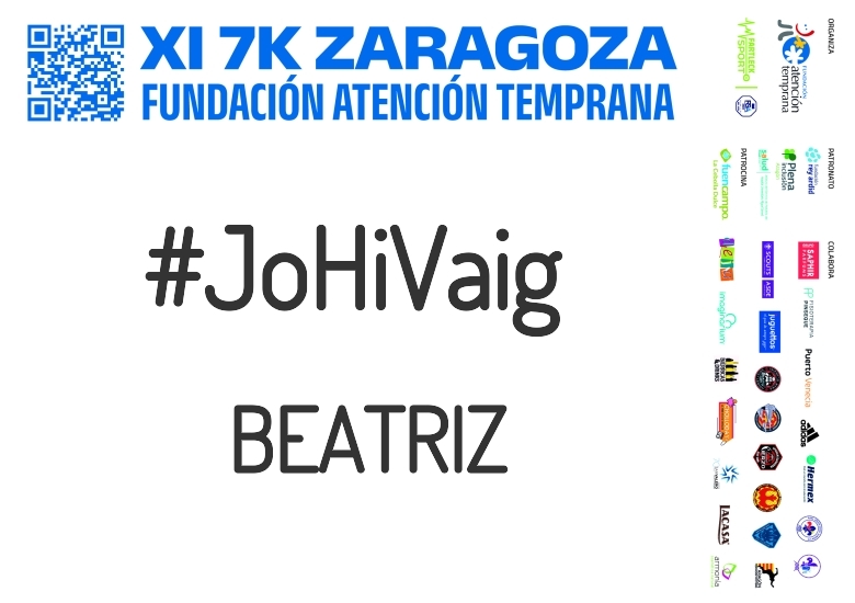 #YoVoy - BEATRIZ (XI 7K FUNDACIÓN ATENCIÓN TEMPRANA)