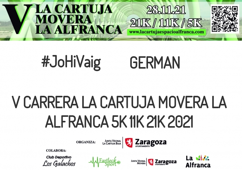 #YoVoy - GERMAN (V CARRERA LA CARTUJA MOVERA LA ALFRANCA 5K 11K 21K 2021)