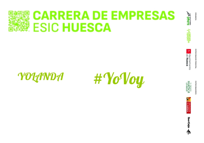 #BinDabei - YOLANDA (I CARRERA EMPRESAS ESIC HUESCA 2024)